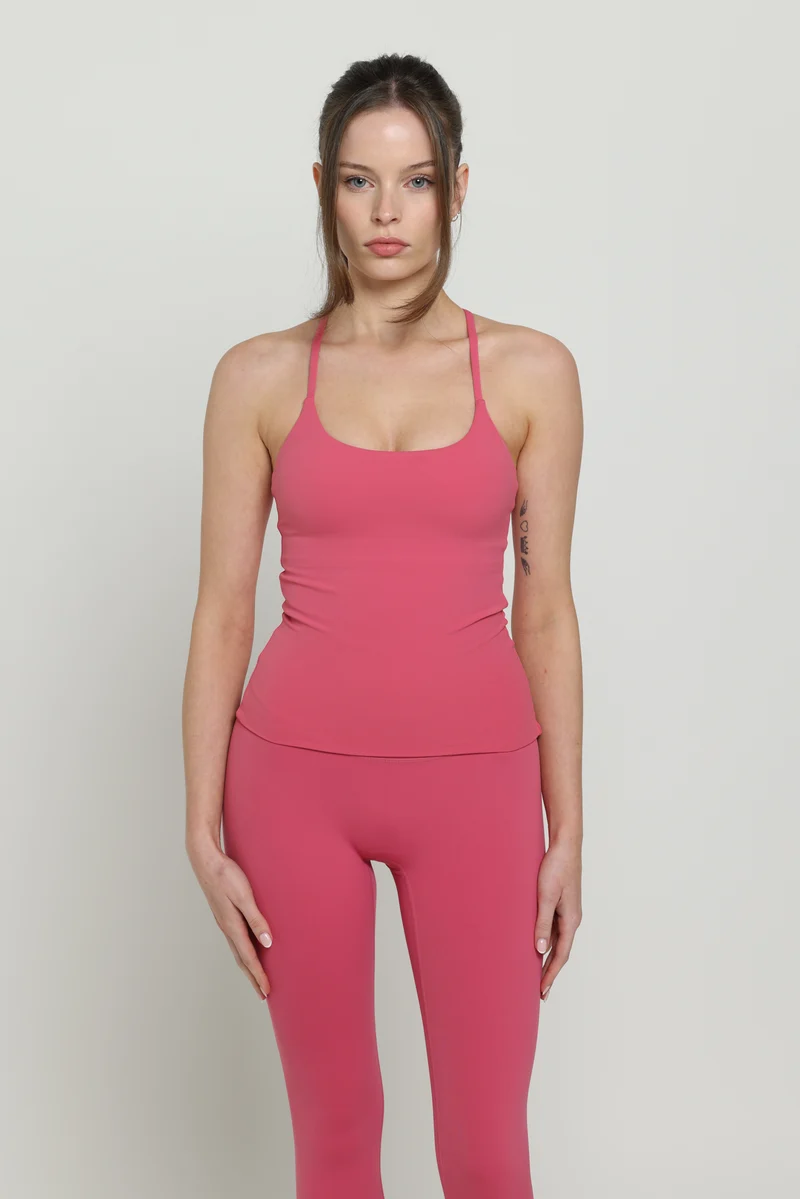 Fuchsia Pink Racer Boundless Tank