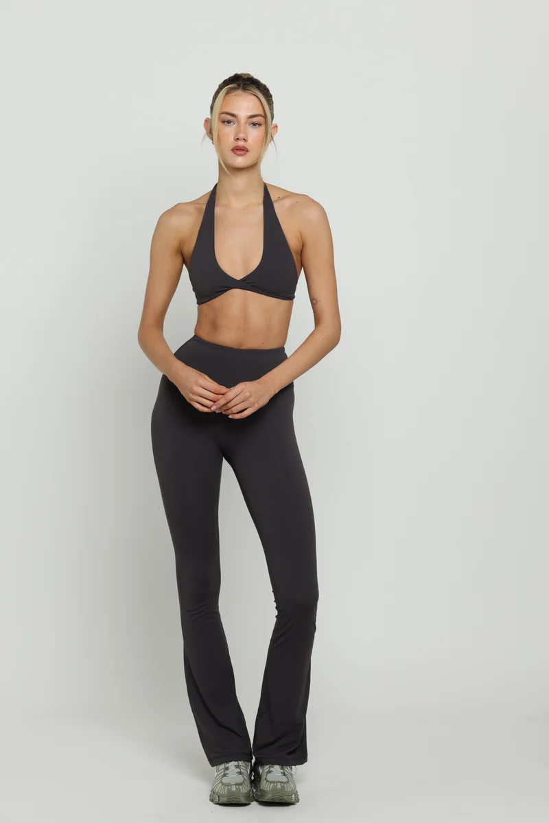 Charcoal Boundless Twist Bra
