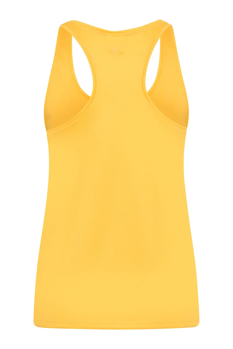 Organic Cotton Racer Tank - Sunshine Yellow