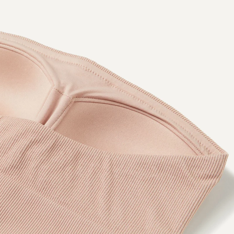 09-Seamless Padded Bandeau Bra
