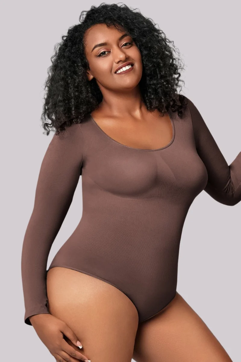 Comfit™ Amber – Premium Long-Sleeve Bodysuit