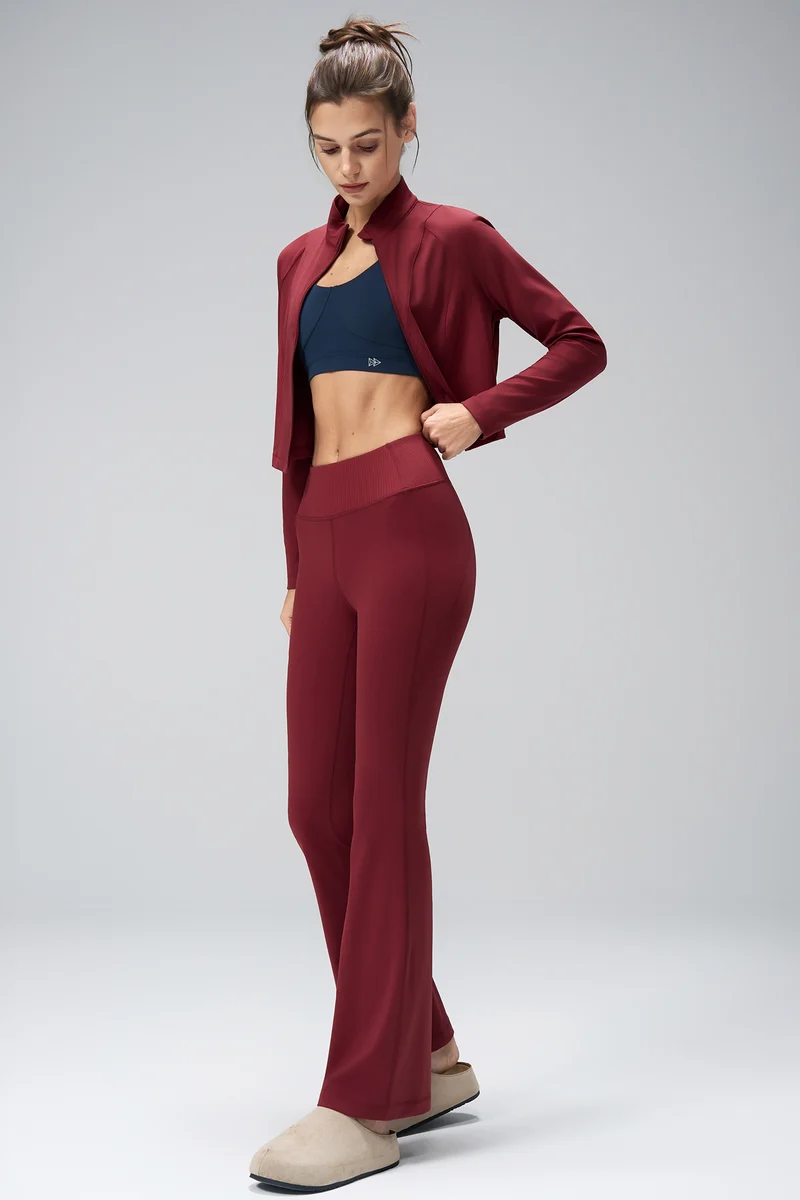 Crop Zip Sweat Pia