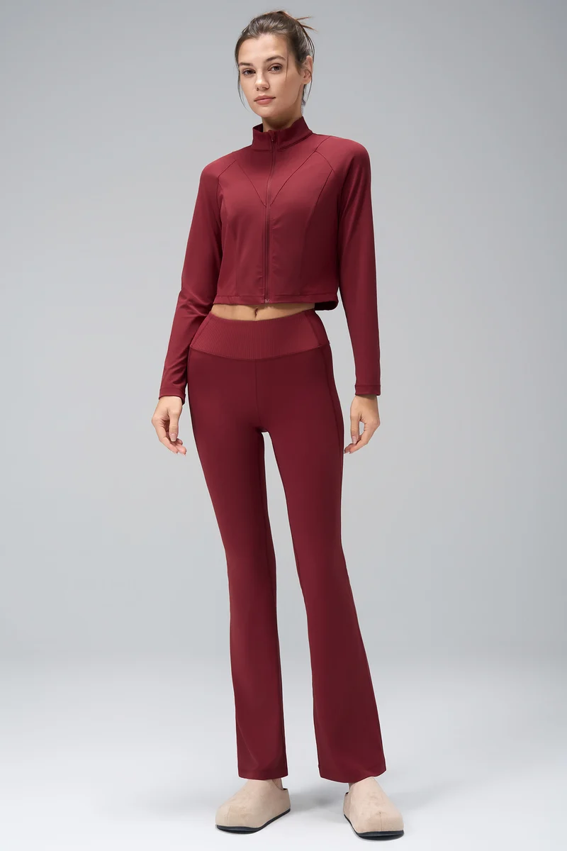 Crop Zip Sweat Pia