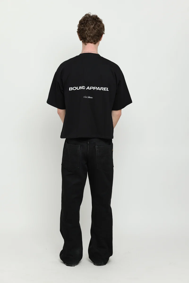 Black & White Boxy Tee