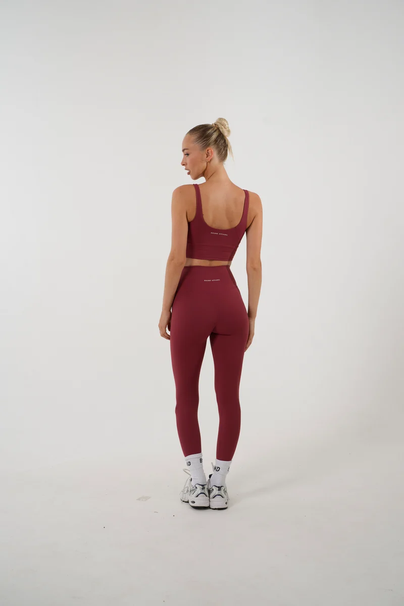 Maroon Boundless Sculpt Tank
