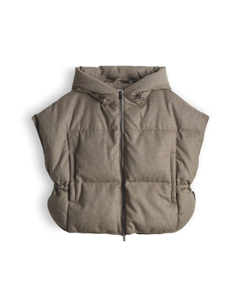 Venkina cozy, taupewood melange