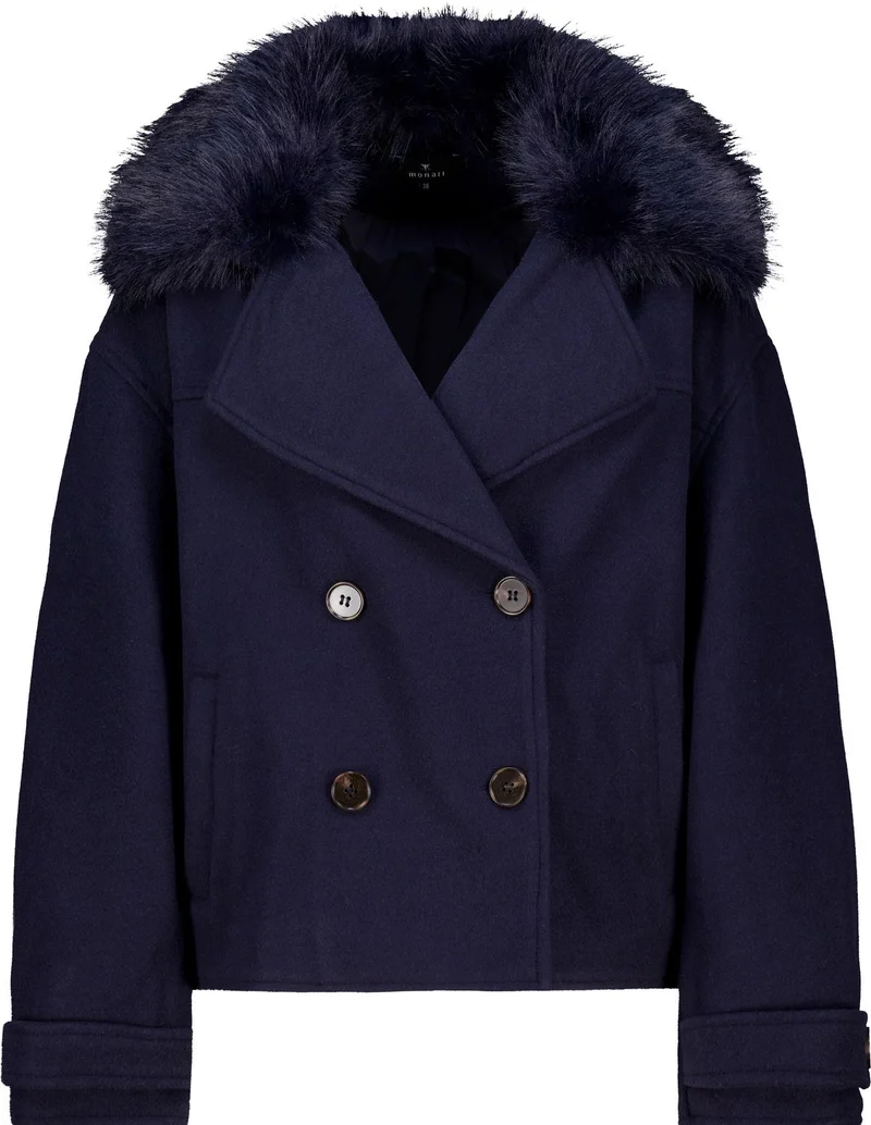 Jacke mit Wolloptik