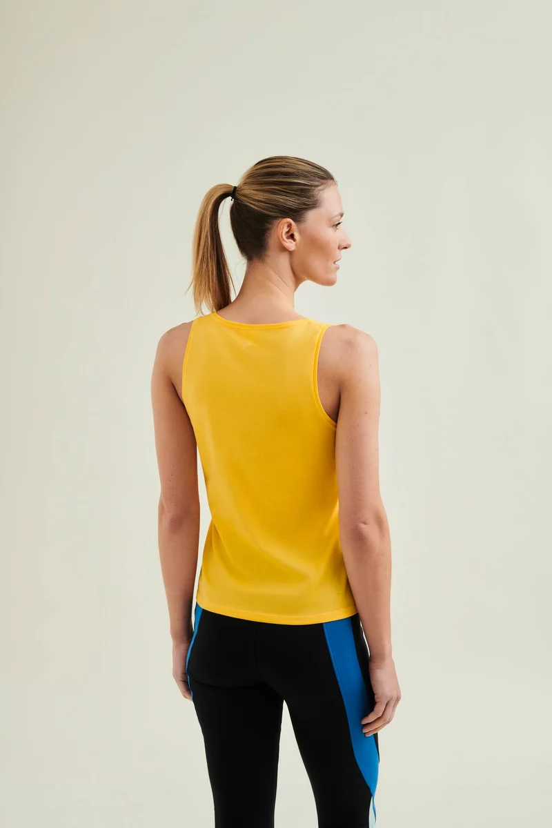 Organic Cotton Tank Top - Sunshine Yellow