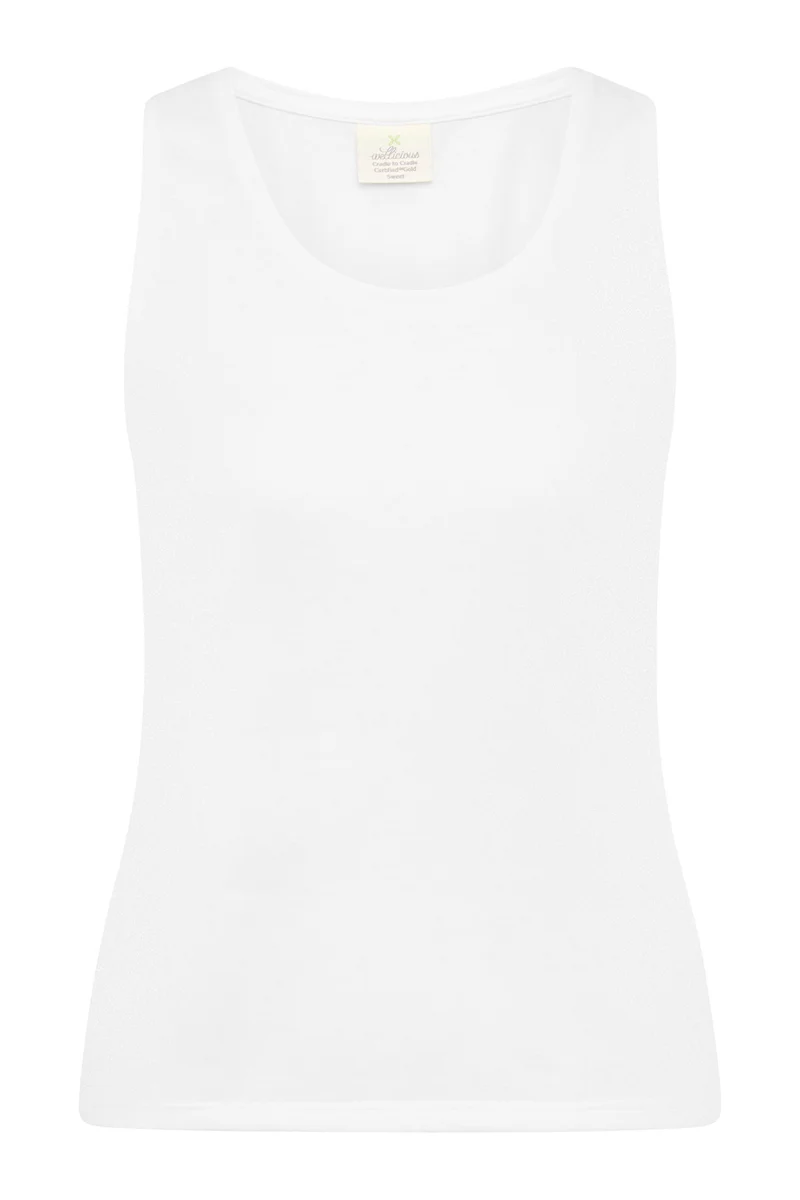 Organic Cotton Tank Top - Diamond White