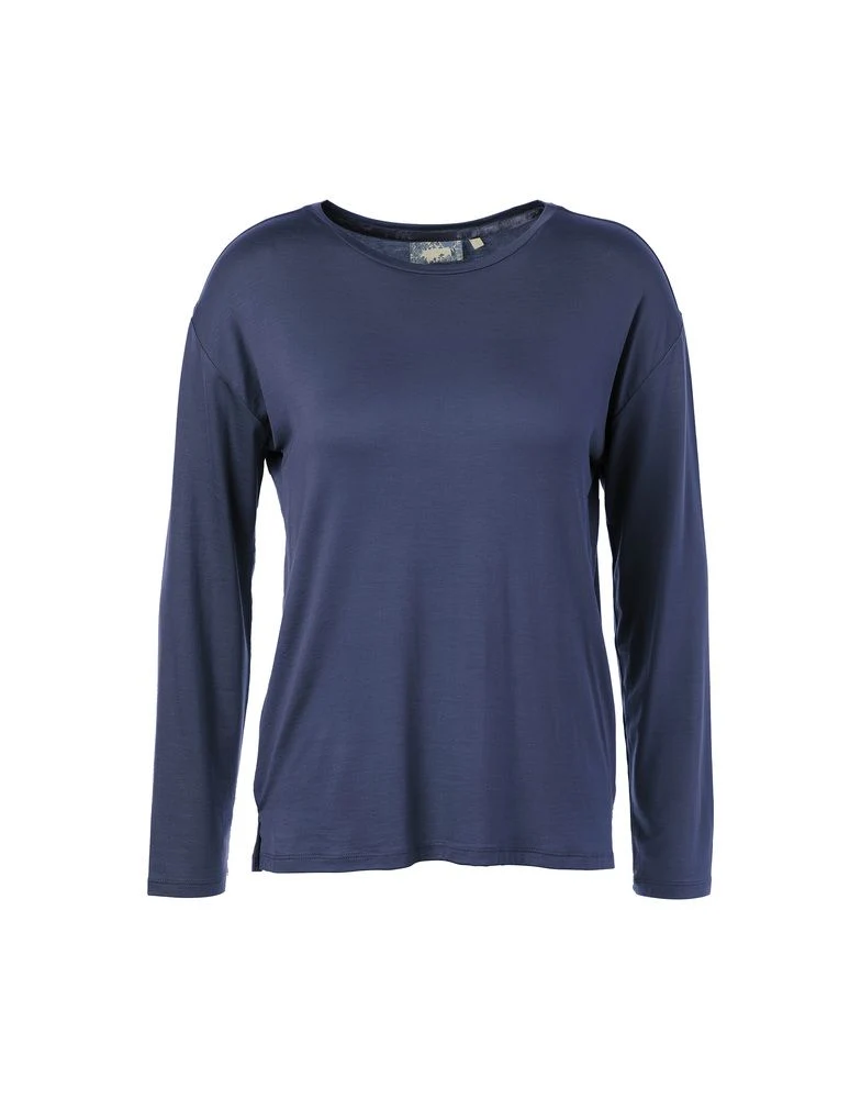Essenza Denna Uni Nightshadow blue Top Langarm XS