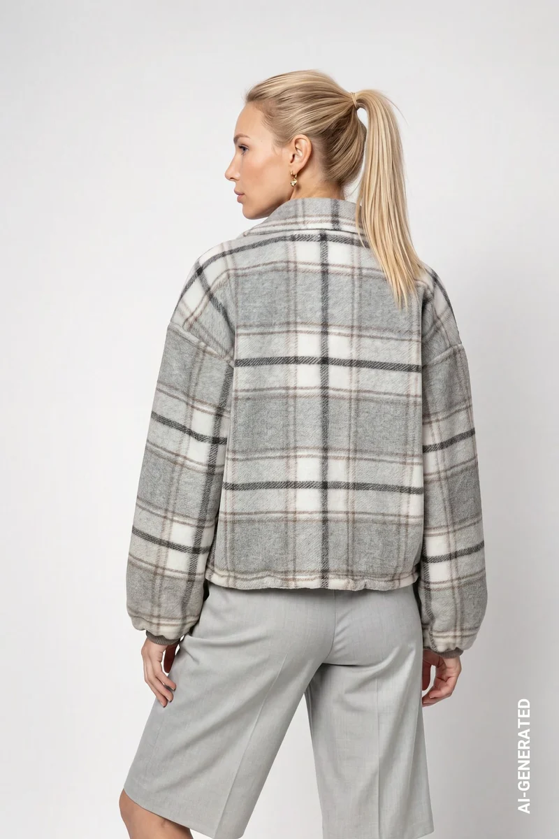 Jacke mit Karomuster