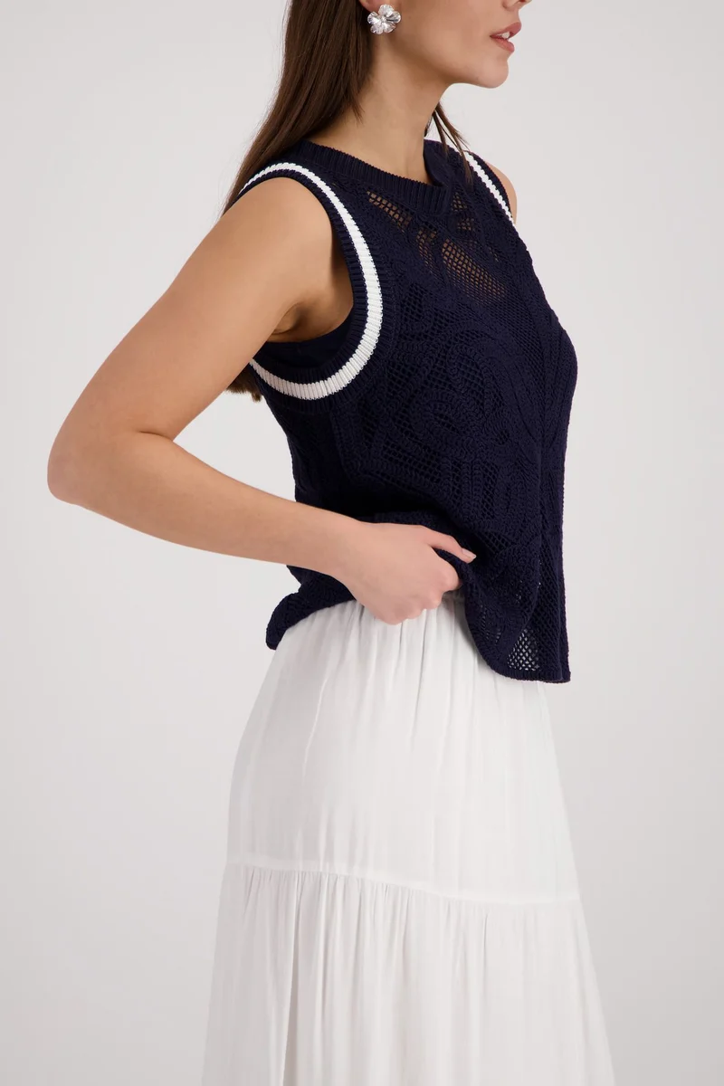 Pullover, marine