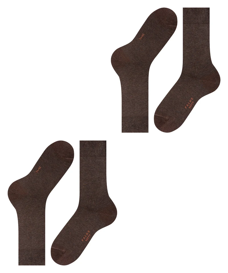 FALKE Happy 2-Pack Herren