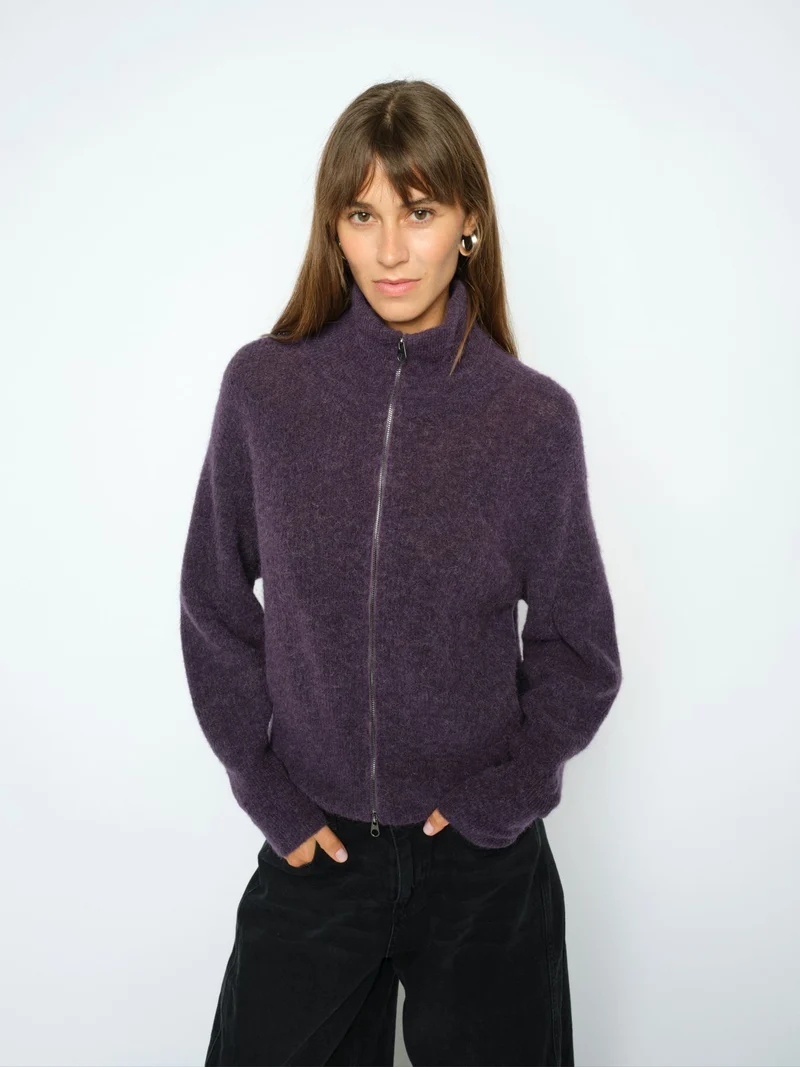 MMThora Knit Zip Cardigan