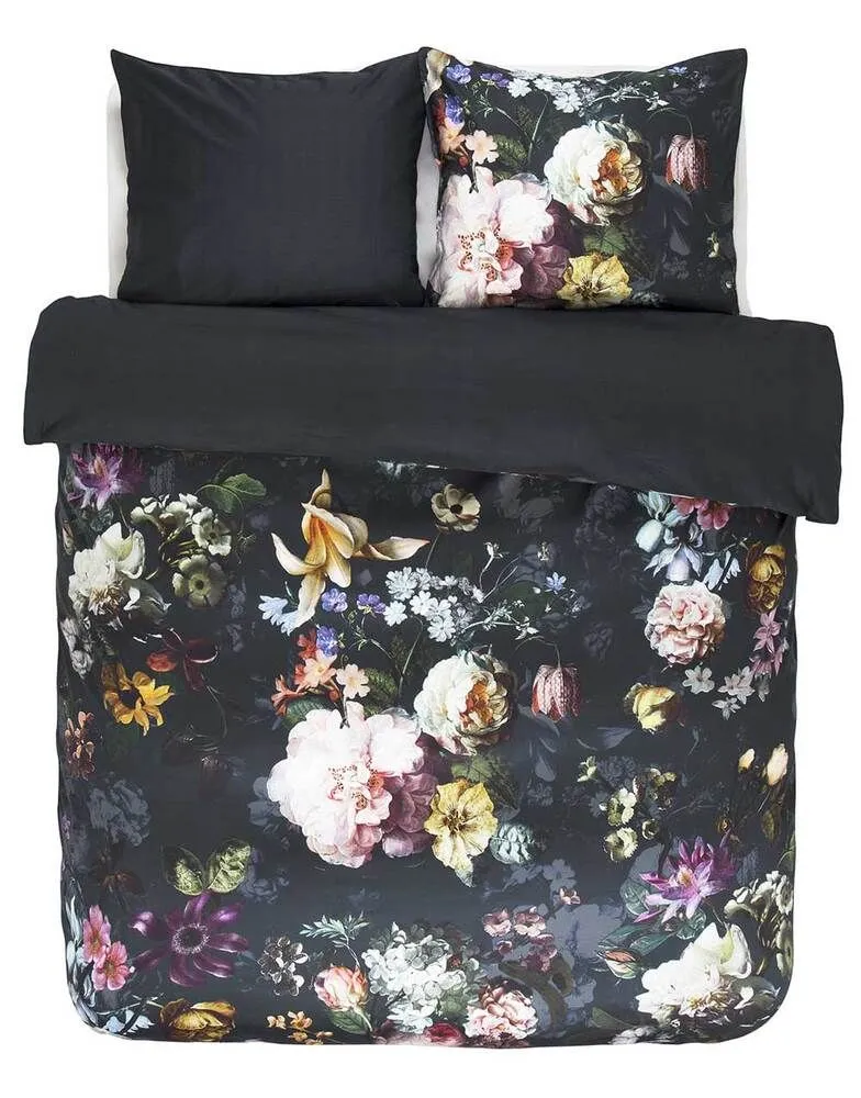 Essenza Fleur Nightblue Bettwäsche 2p set 200x200+2 Kissenbezüge