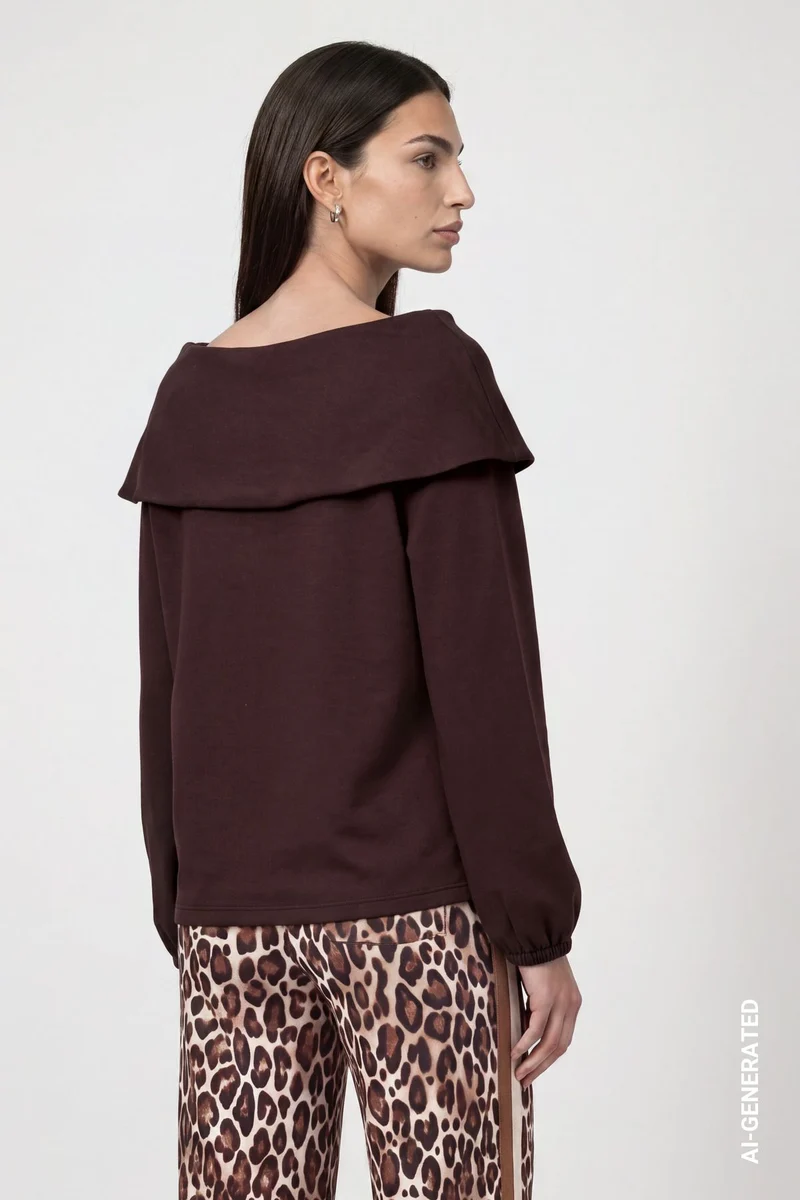 Pullover mit Carmen-Ausschnitt
