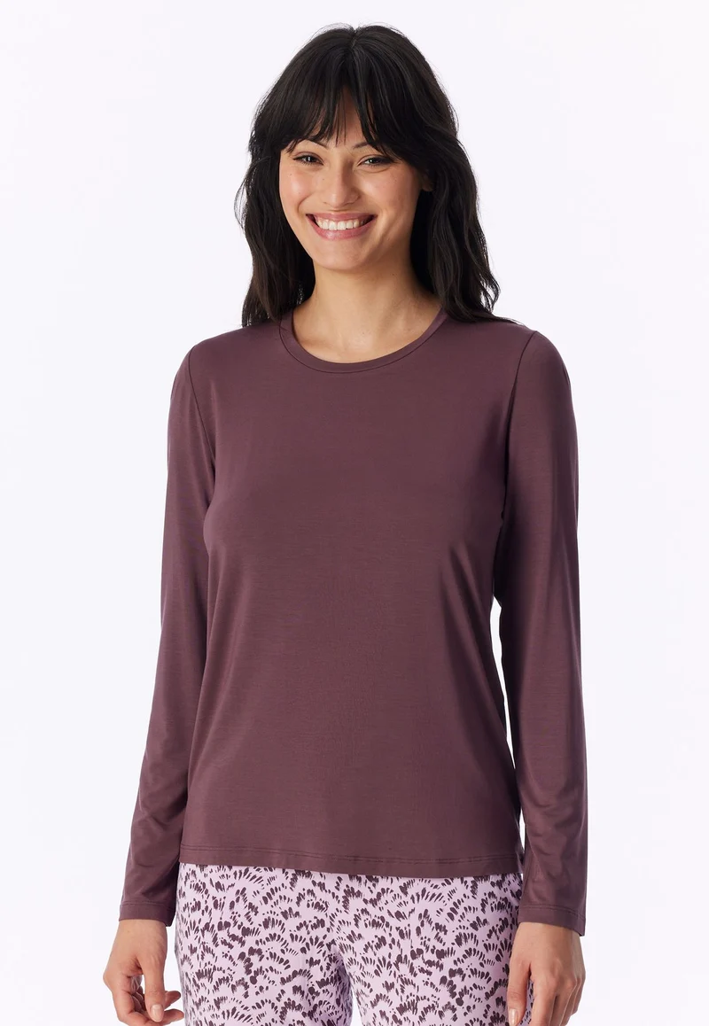 Shirt langarm Rundhals