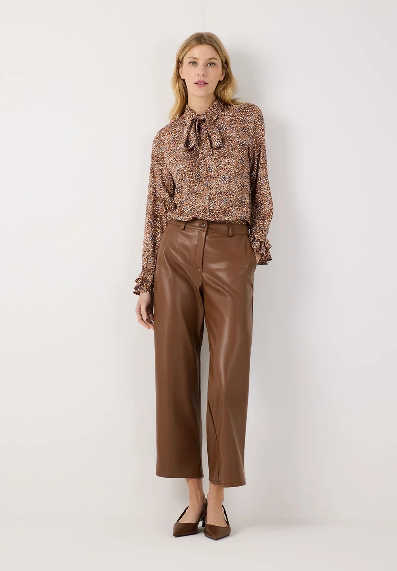 Culotte in Lederoptik