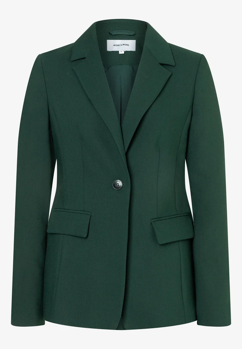 Technical Double Blazer, dark bottle green