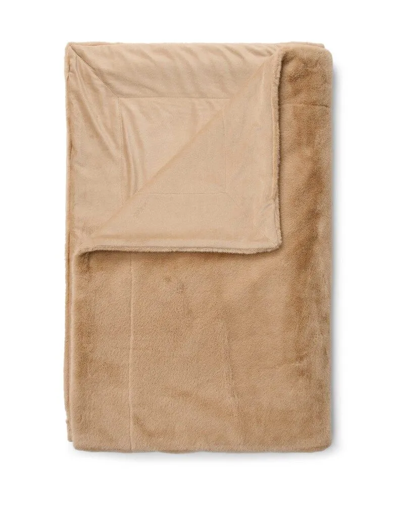 Essenza Furry Golden sand Plaid 150 x 200 cm