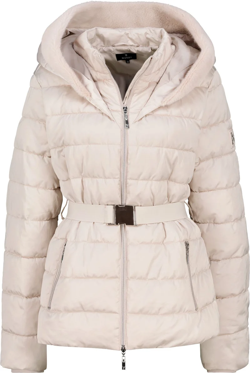 Steppjacke mit Taillengürtel