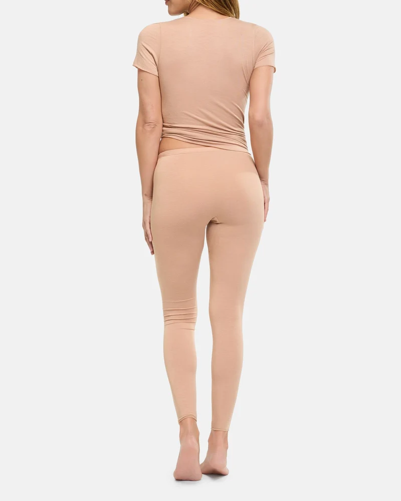 Shirt Kurzarm cashmere dream Stand, caramel