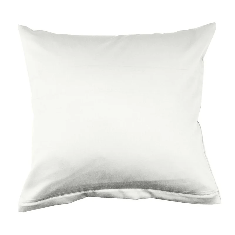 Lorena Mako Satin Bettwäsche uni Classic Off-White Kissen 40x40cm