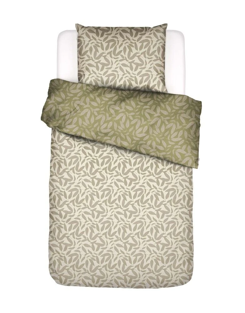 Essenza Clea Cedar green Bettwäsche 135 x 200 cm