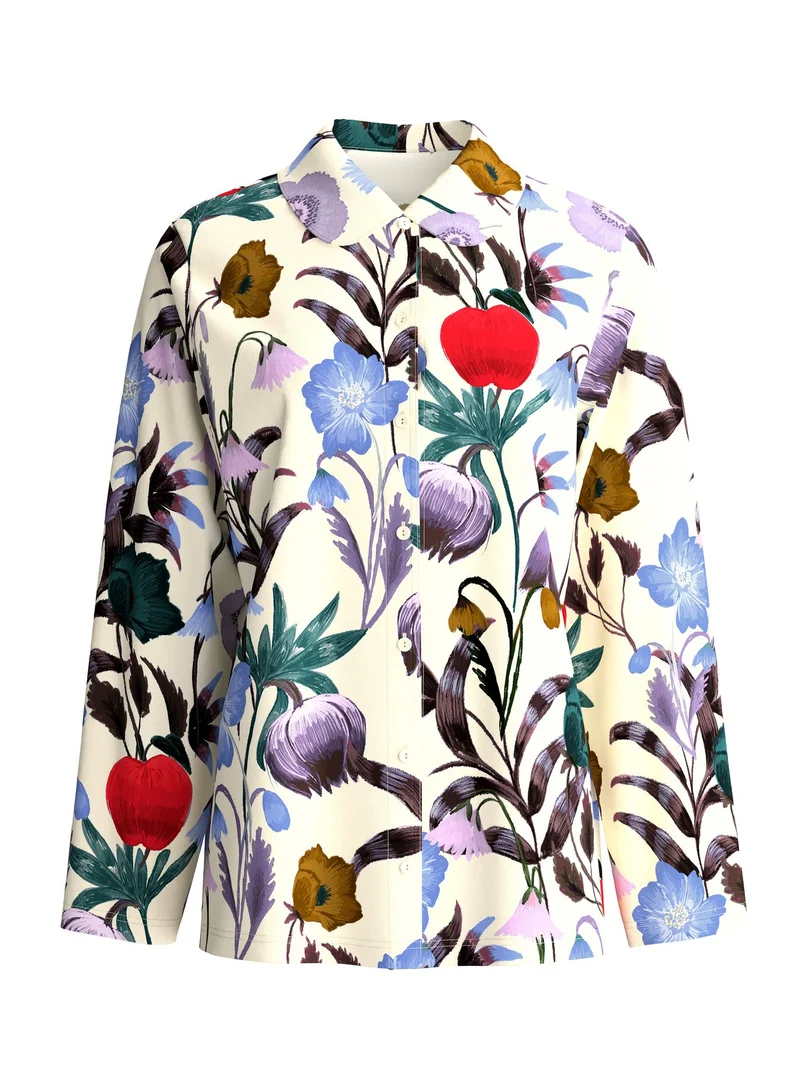 DAMEN Shirt langarm