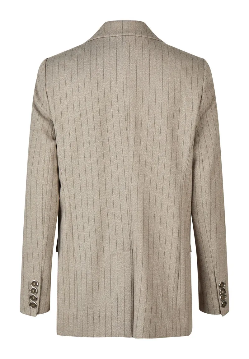 Blazer mit Nadelstreifen