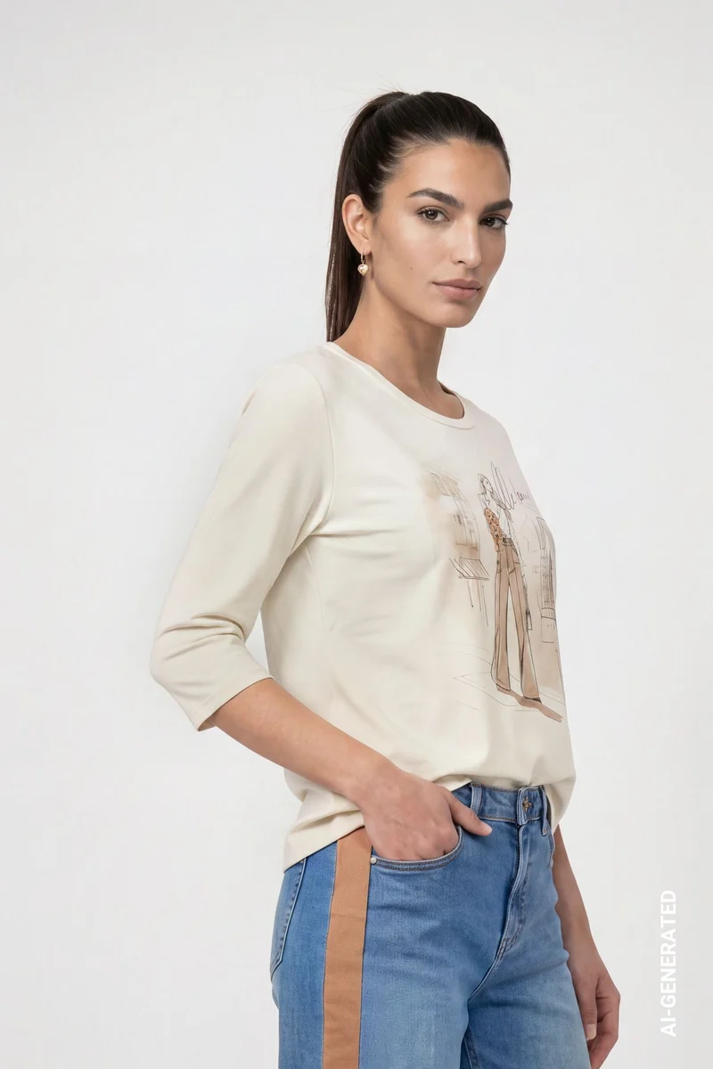 Shirt mit Print