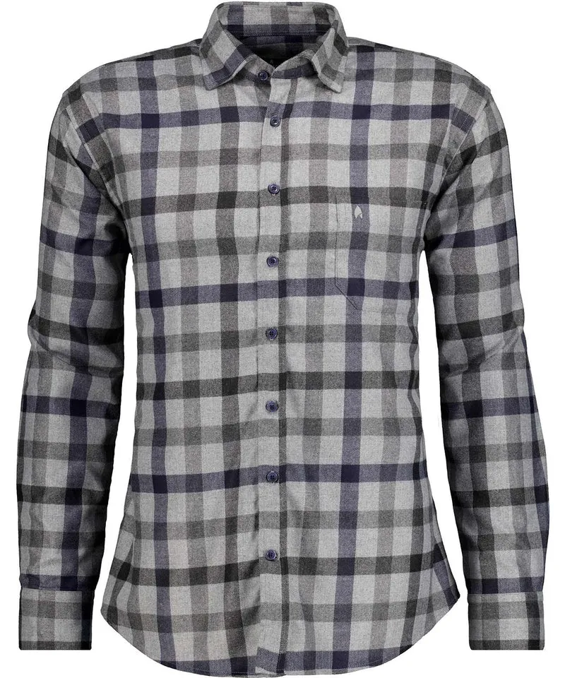 Karohemd mit verdecktem Button-down-Kragen