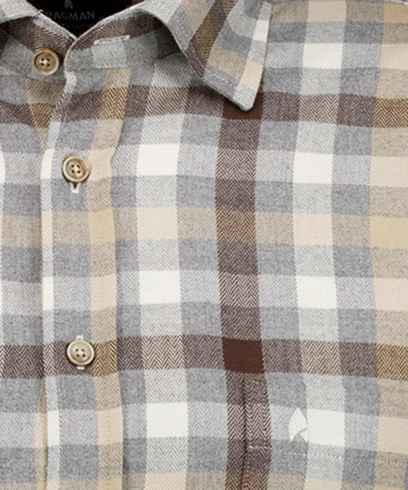 Karohemd mit verdecktem Button-down-Kragen