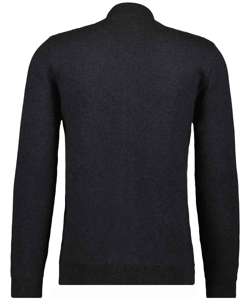 Cardigan mit Stehkragen, Baumwolle/Kaschmir