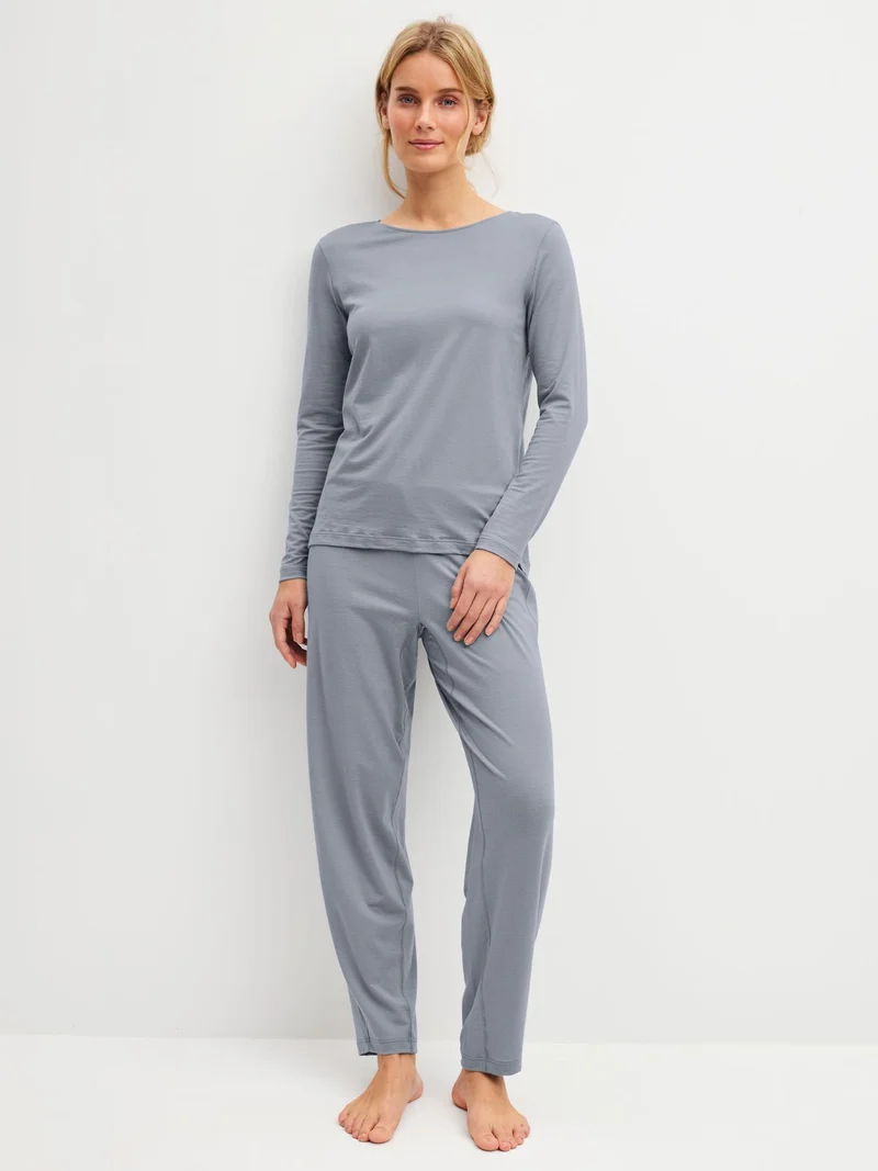 DAMEN Shirt langarm