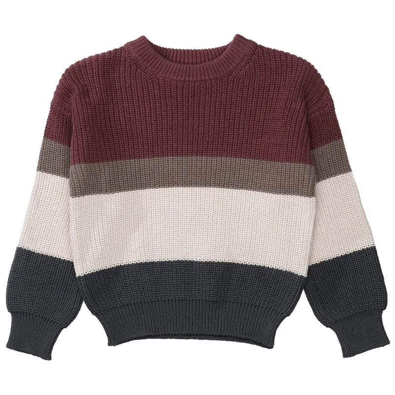 Kn.-Pullover, Streifen