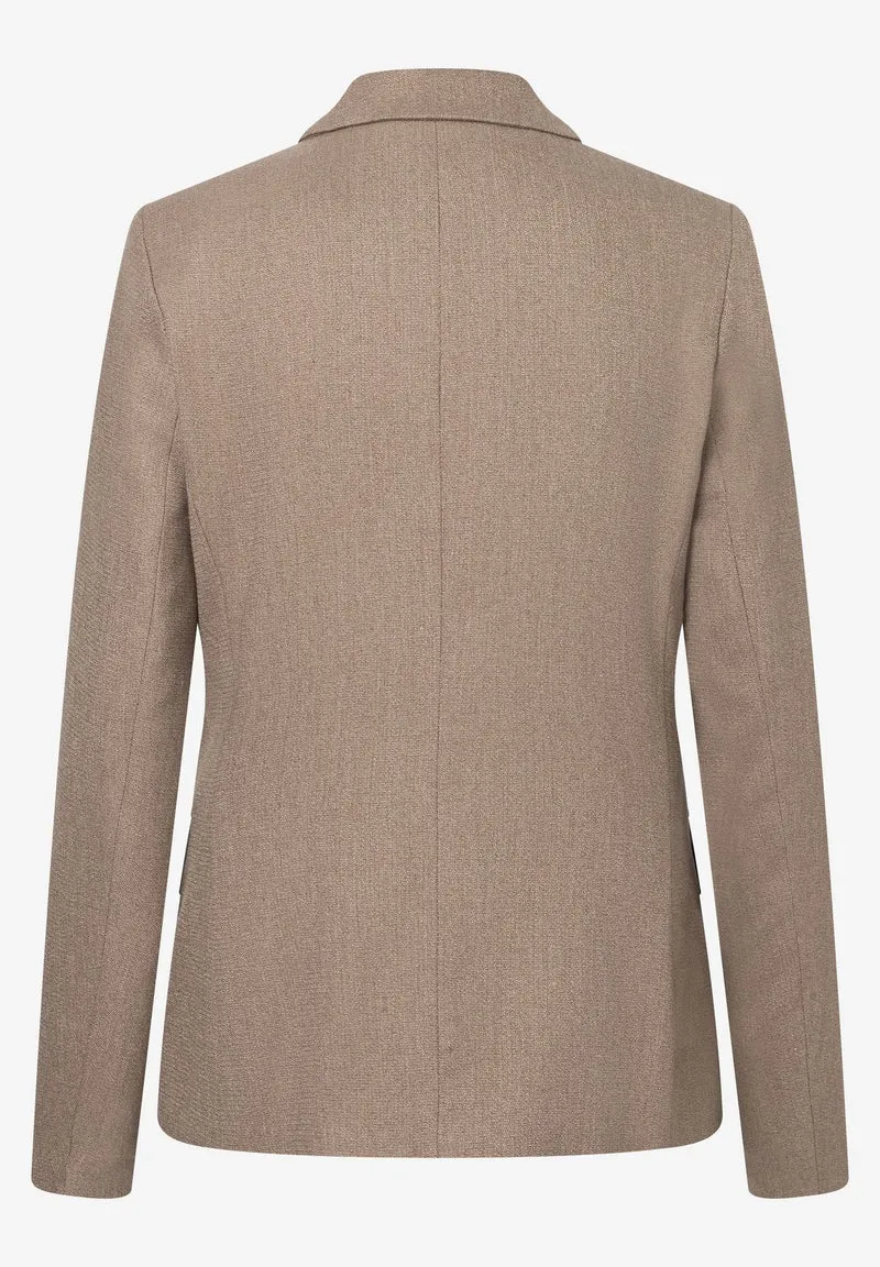 Blazer mit Emblem