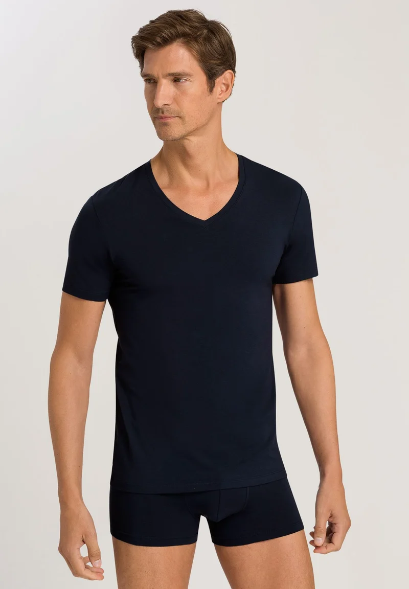 Cotton Superior SSLV Shirt V-Neck