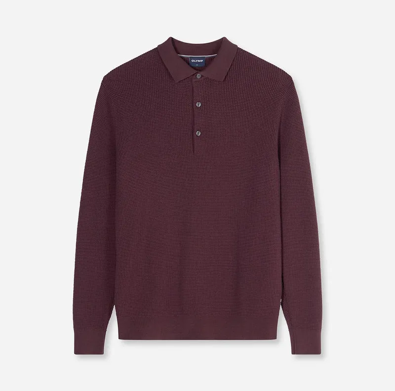 Langarm Polo Strick