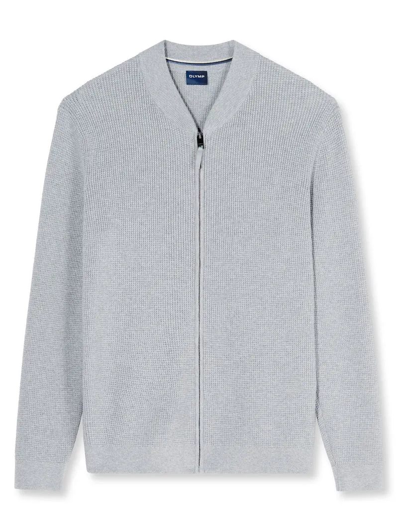 Zip Jacke Strick