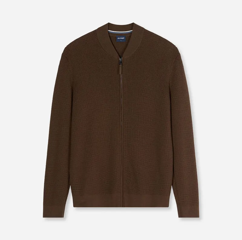Zip Jacke Strick