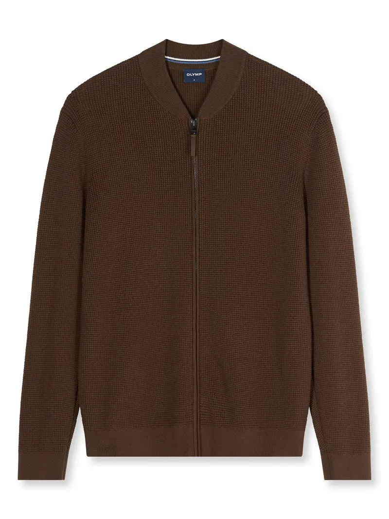 Zip Jacke Strick