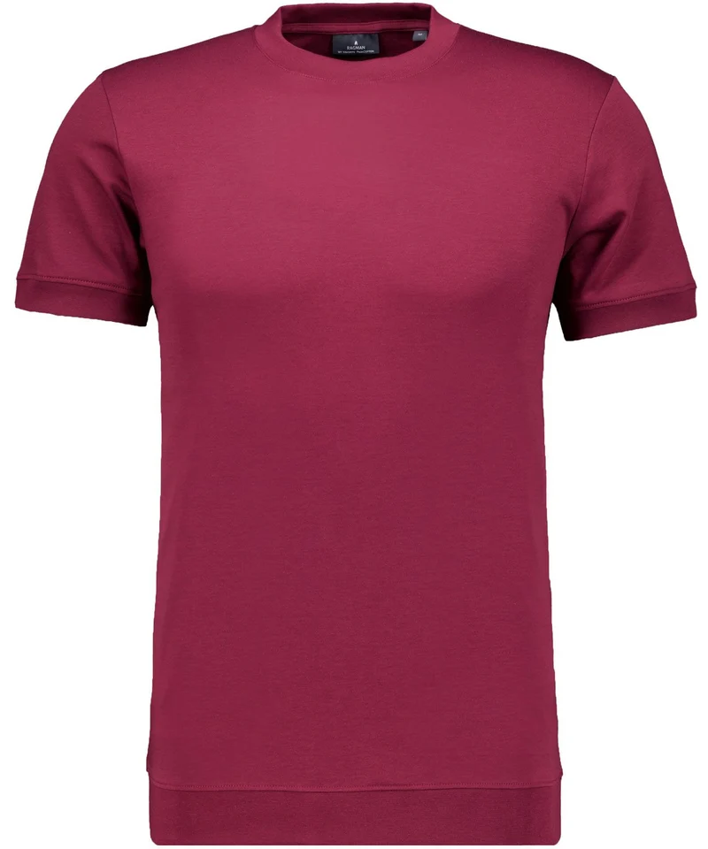 Pima T-Shirt Rundhals mit Bündchen