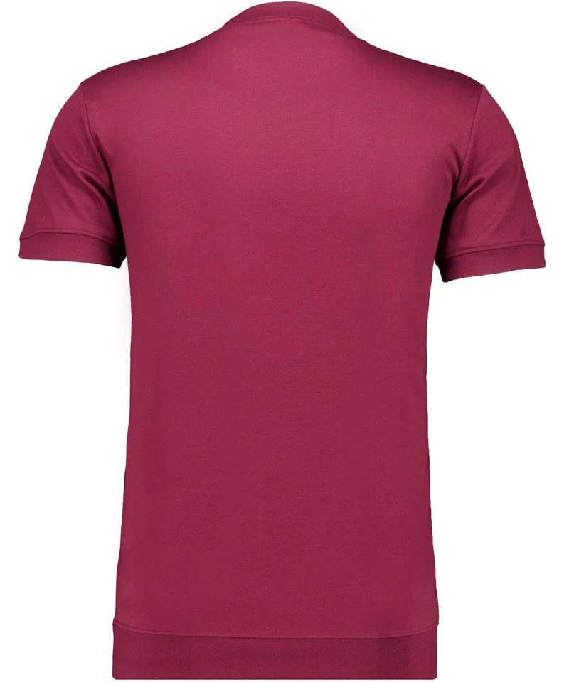 Pima T-Shirt Rundhals mit Bündchen