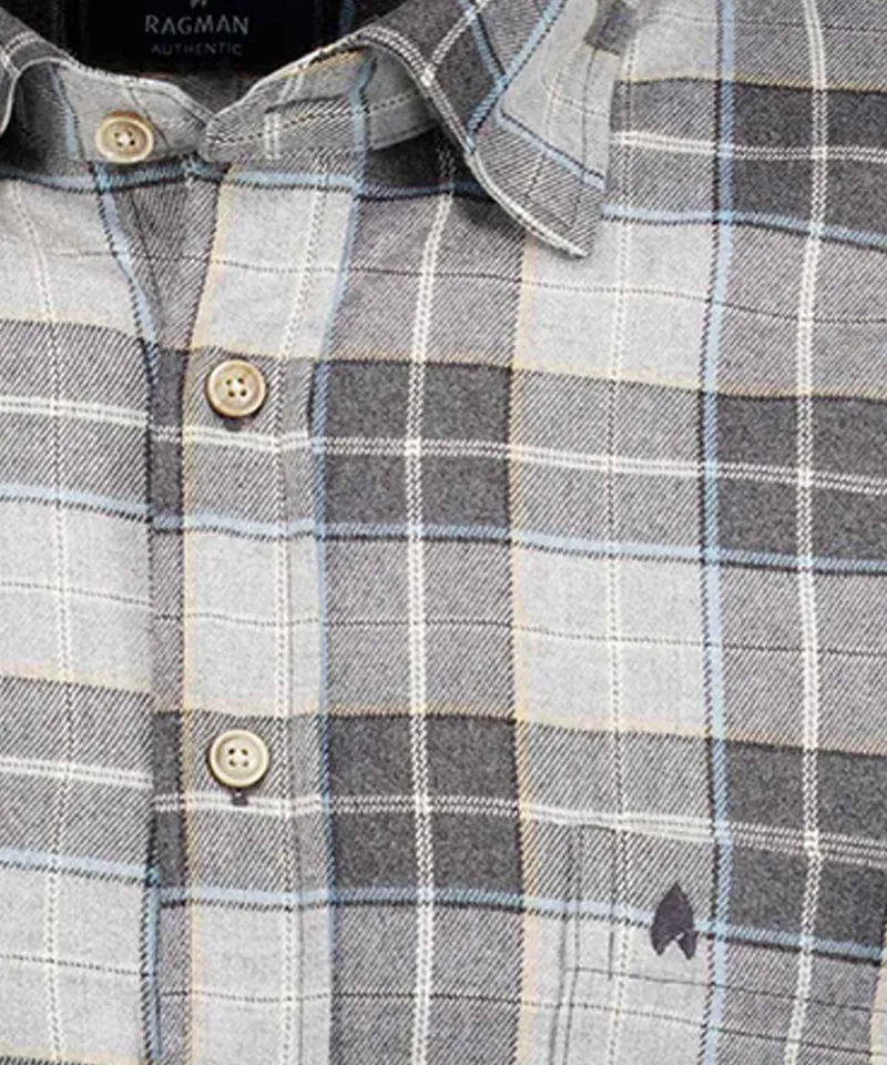 Karohemd mit verdecktem Button-down-Kragen