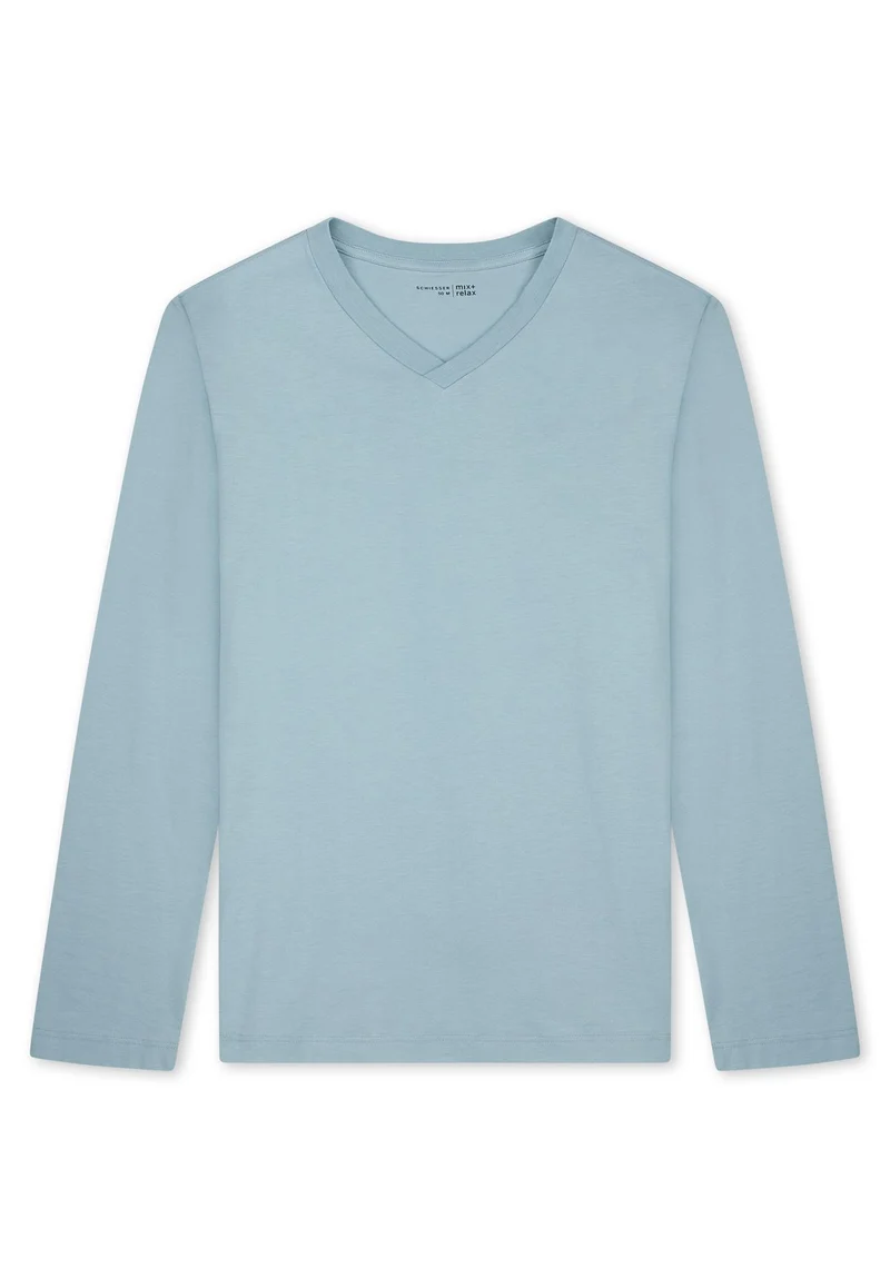 Langarmshirt V-Ausschnitt