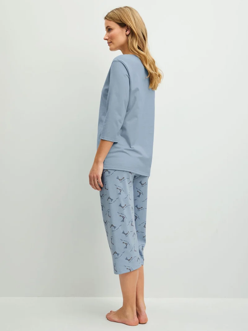 DAMEN Pyjama 3/4