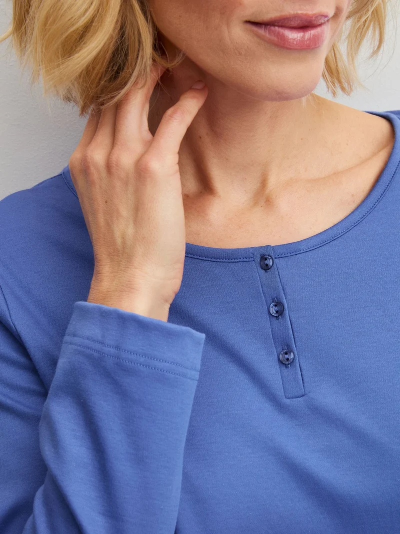 DAMEN Shirt langarm