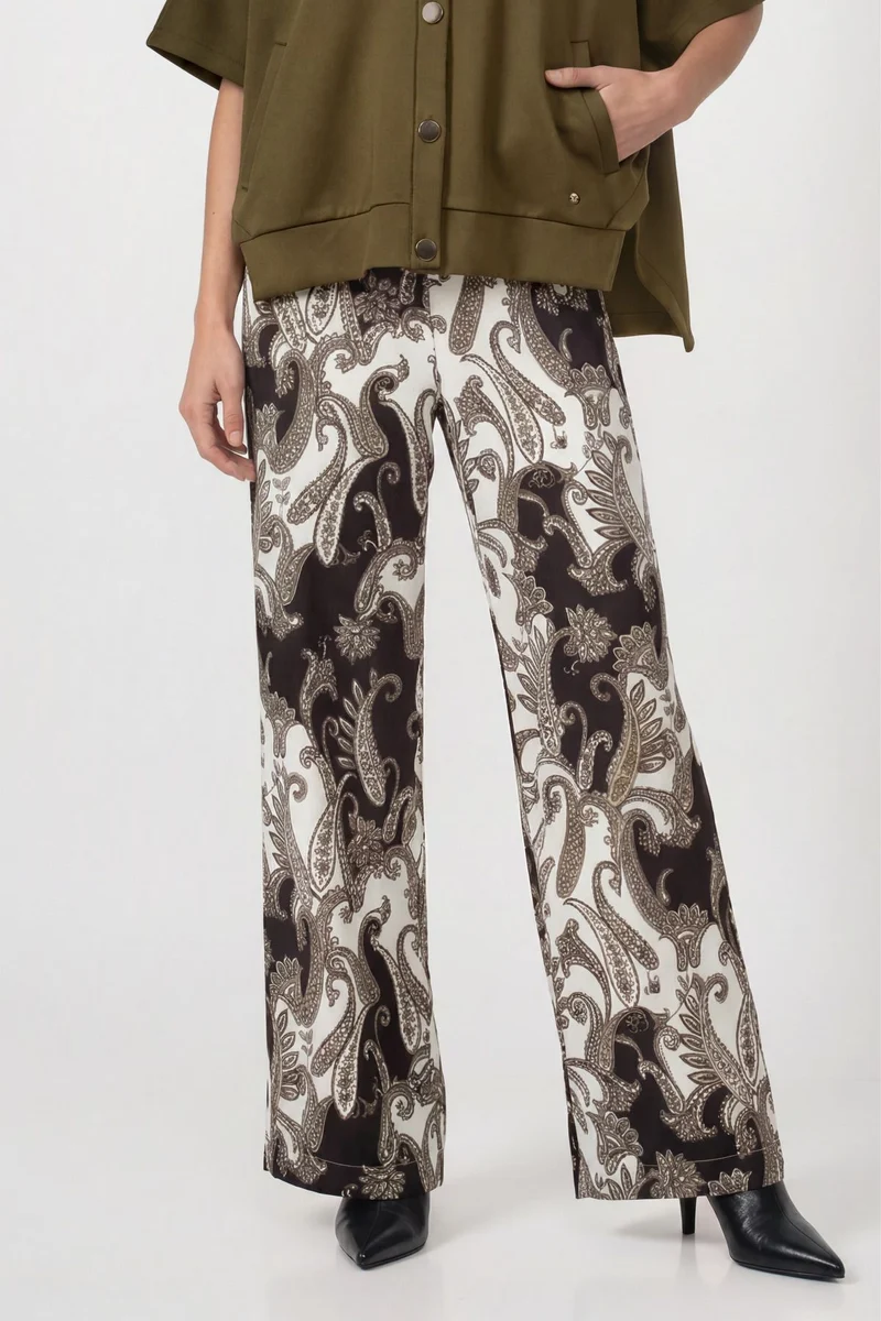 Palazzo Hose mit Paisley-Muster