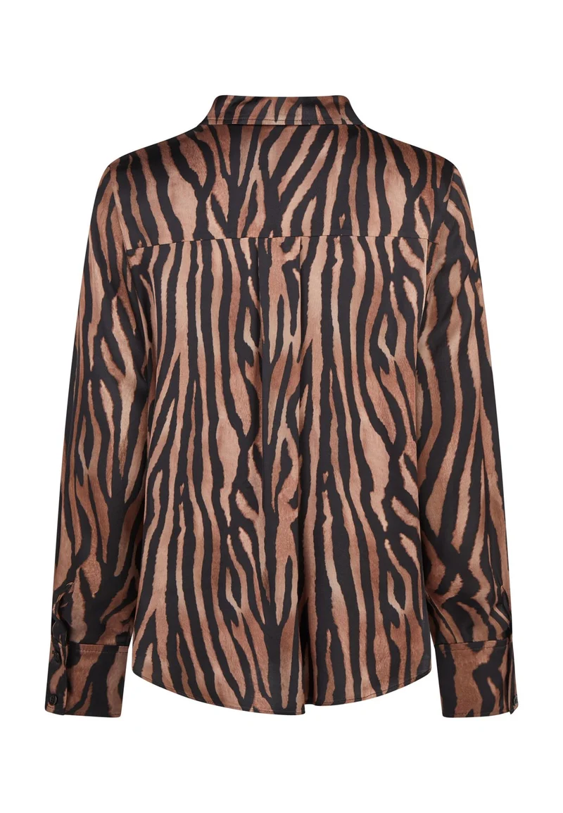 Bluse mit Tigerprint